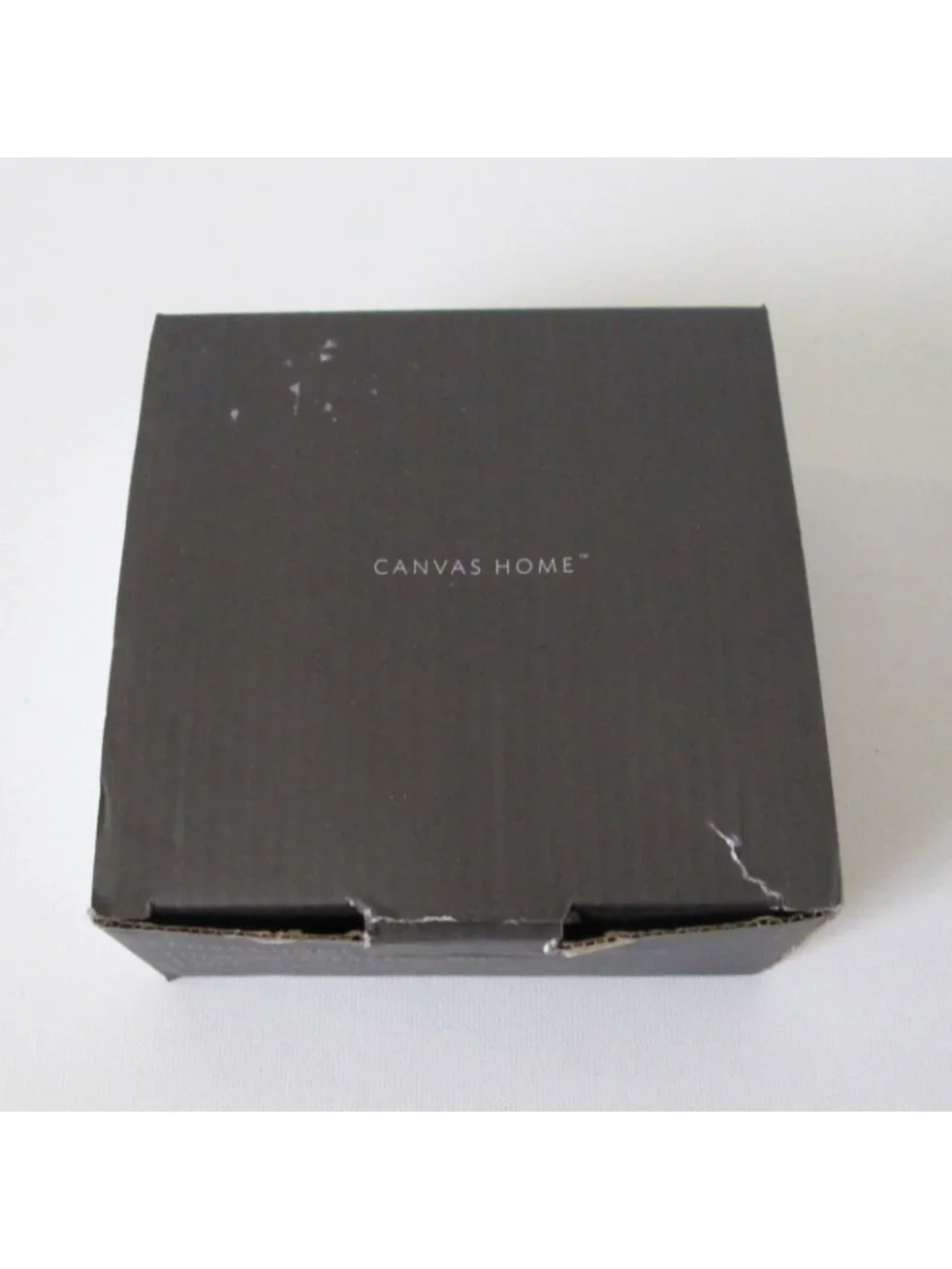Canvas Home Tinware Espresso Mug Set 4 Cups Rustic Distressed Style With Box